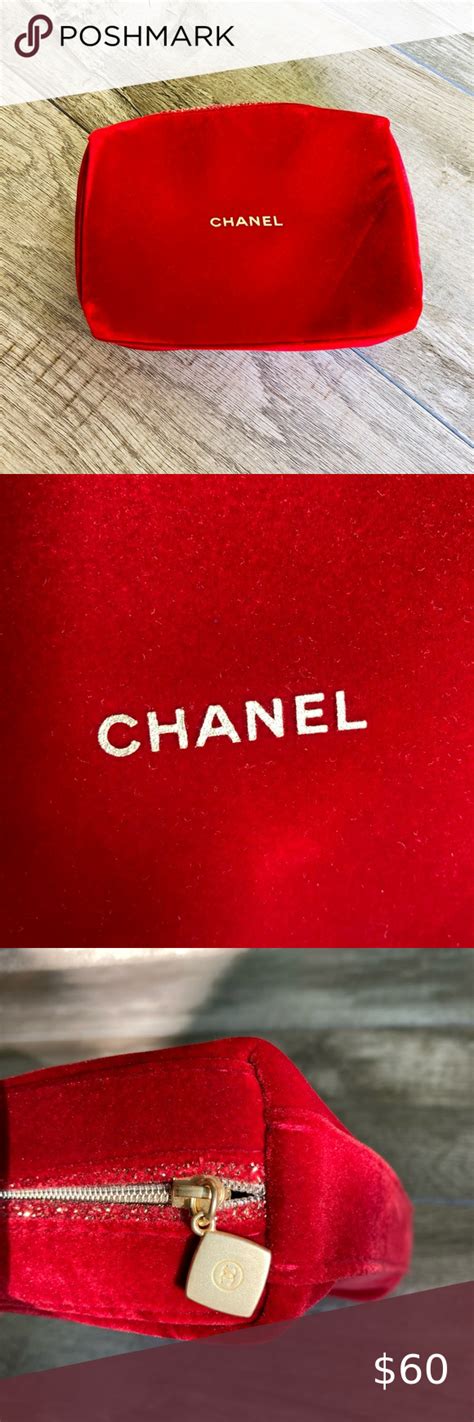 chanel red cosmetic bag|red Chanel boyfriend bag.